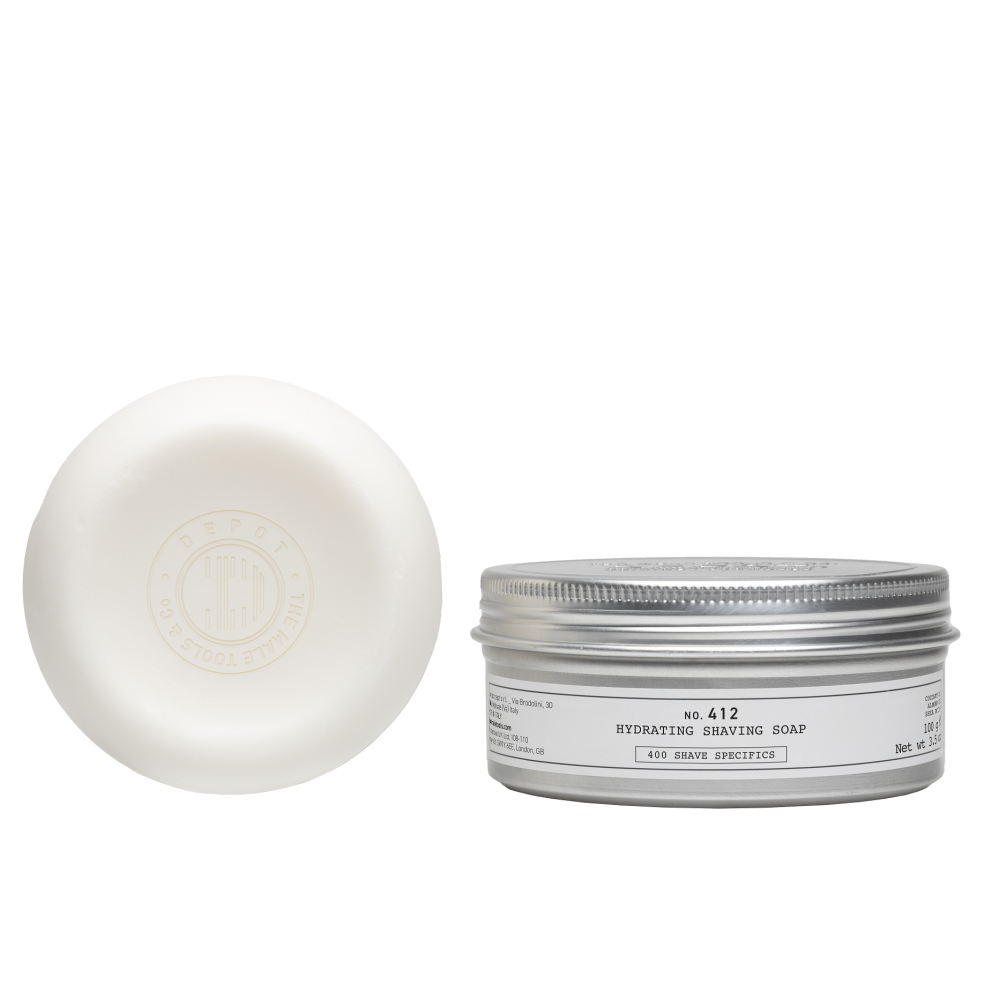 ДЕПОТ 412 Мило тверде для традиційного гоління