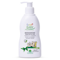 Дитяче молочко для очищення шкіри обличчя та тіла Дитяче молочко для очищення шкіри обличчя та тіла