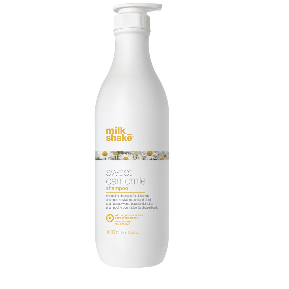 Ефективно і делікатно очищає. Органічний екстракт квіток ромашки і органічний мед залишають волосся м'яким і блискучим.