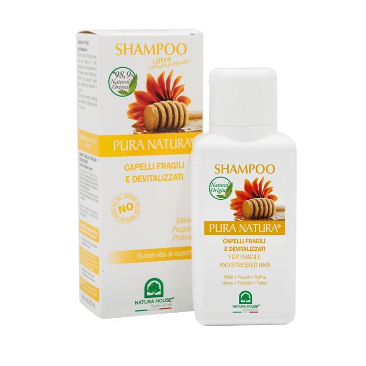Шампунь з медом, прополісом та квітковим пилком