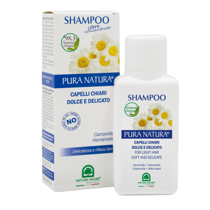 Шампунь з ромашкою та гамамелісом